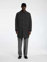 CLASSIC COAT, Black, highres