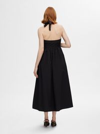 ÄRMELLOSES NECKHOLDERKLEID, Black, highres