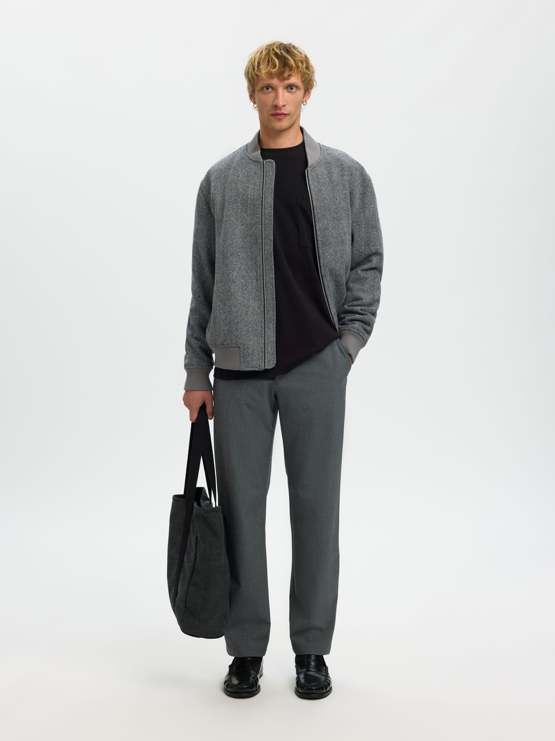 LOOSE FIT T-SHIRT, Black, highres