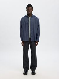 196 PANTALON DROIT, Dark Grey, highres