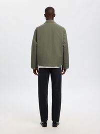 RELAXED FIT JACK, Olive Night, highres
