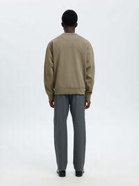 100% COTTON SWEATSHIRT, Vetiver, highres