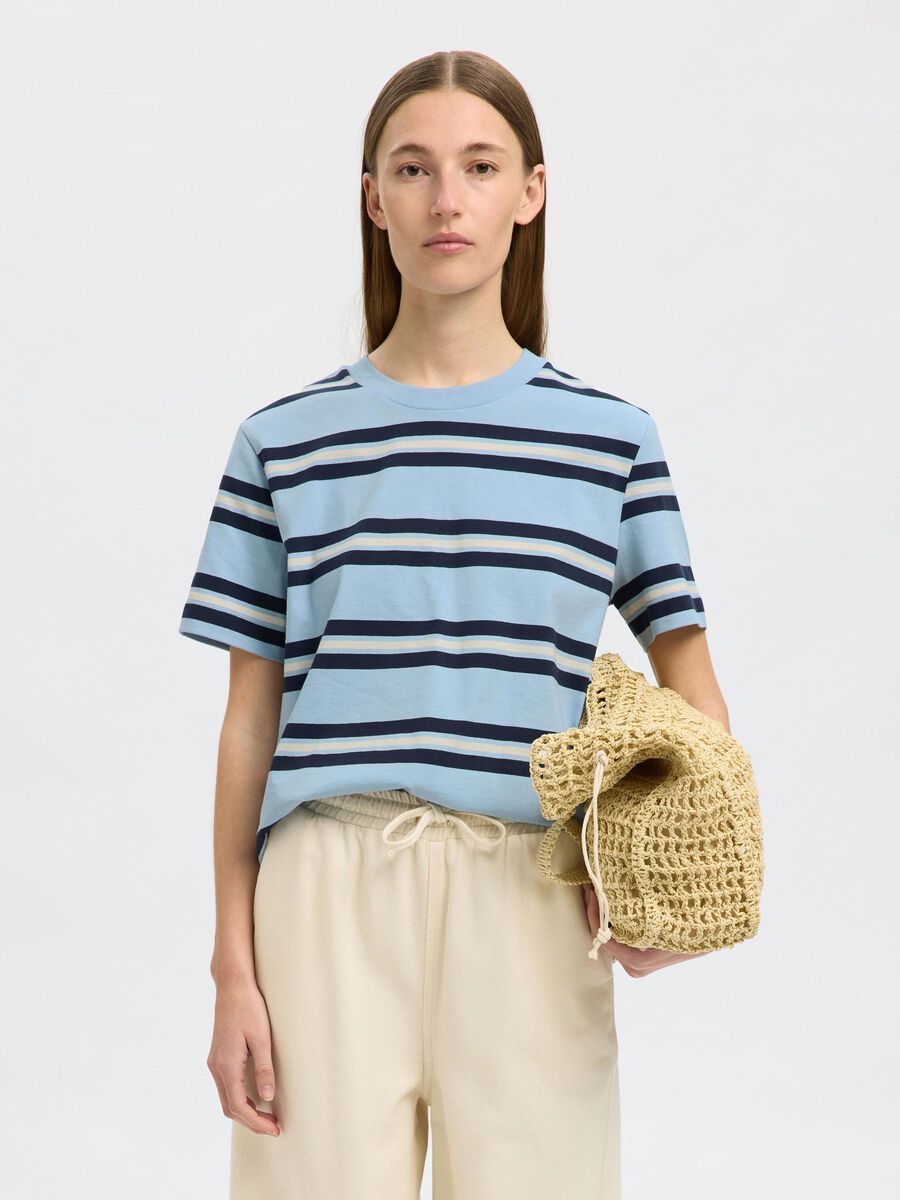 Selected BOXY FIT T-SHIRT, Cashmere Blue, highres - 16099323_CashmereBlue_1247004_003.jpg