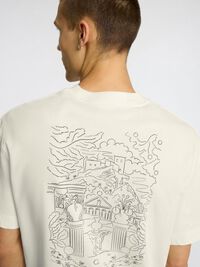 BEDRUKT T-SHIRT, Egret, highres