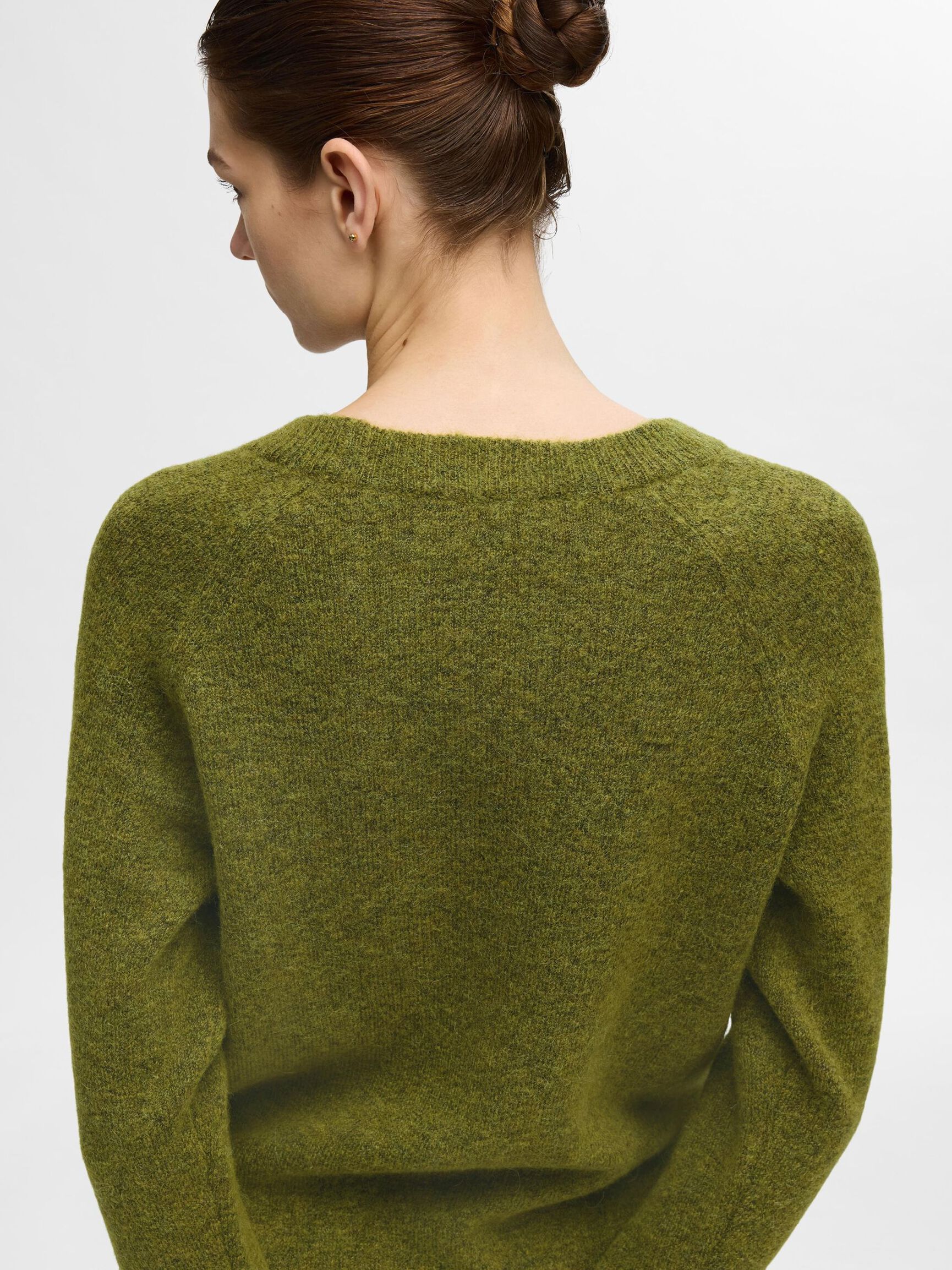 LONG-SLEEVED KNITTED JUMPER, Cardamom Seed, highres