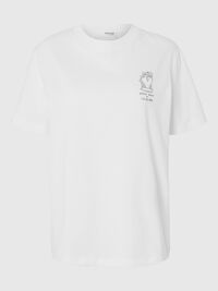 PRINTED RELAXED FIT T-SHIRT, Snow White, highres