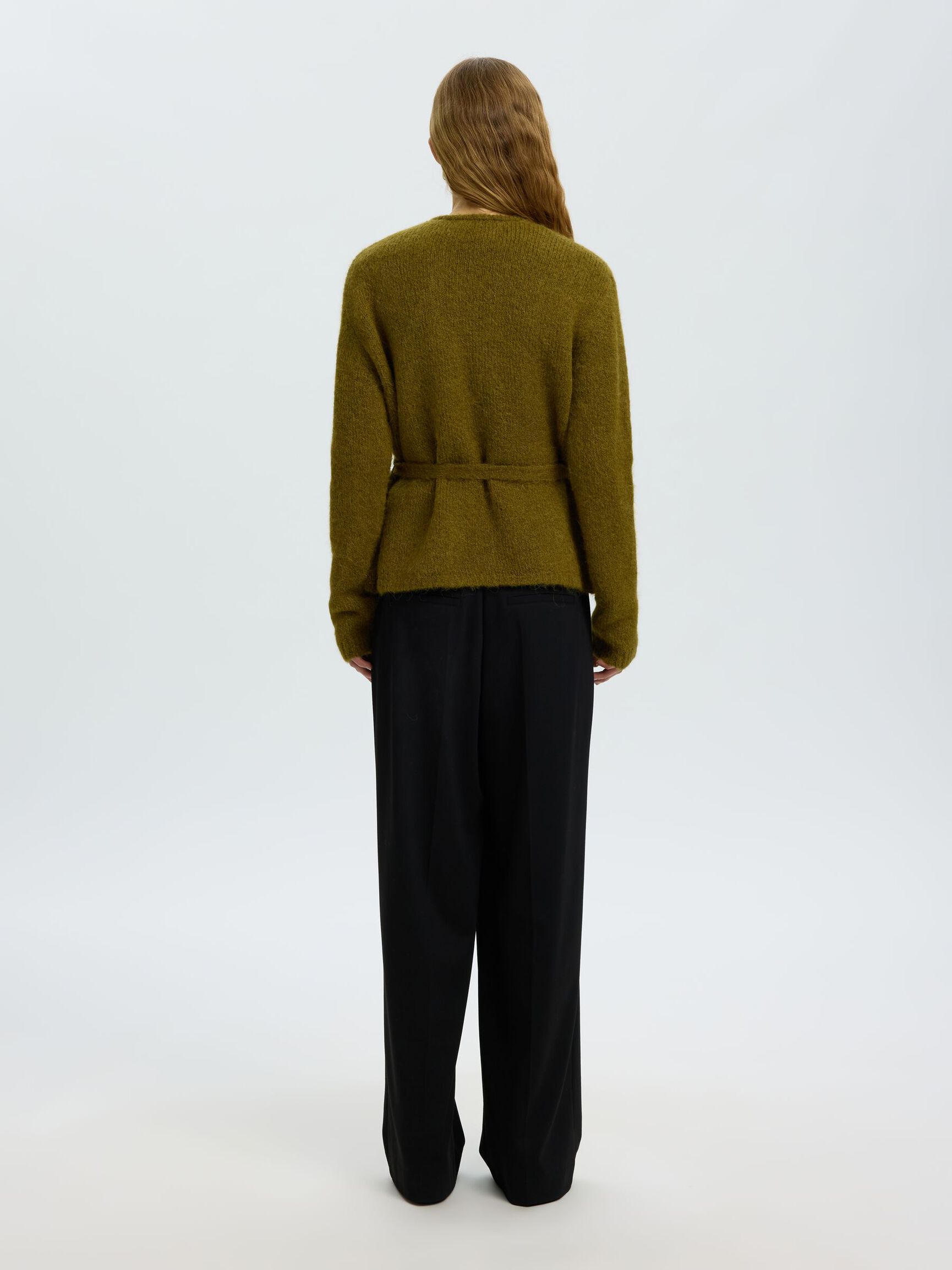WOLMIX GEBREID VEST, Fir Green, highres