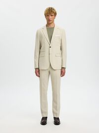 COUPE SLIM PANTALON DE COSTUME, Egret, highres