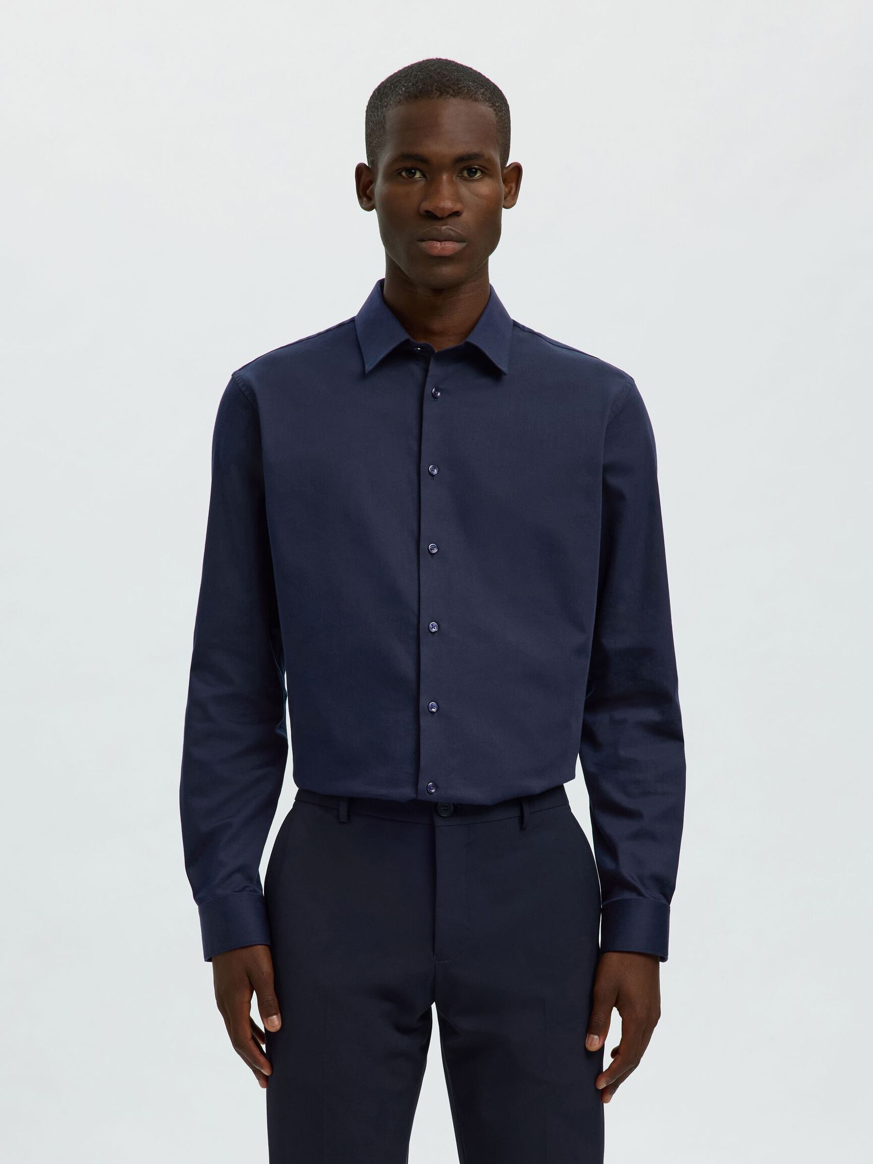 SLIM FIT HEMD, Sky Captain, highres