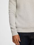 Selected RONDE HALS SWEATER, Light Grey Melange, highres - 16092599_LightGreyMelange_006.jpg