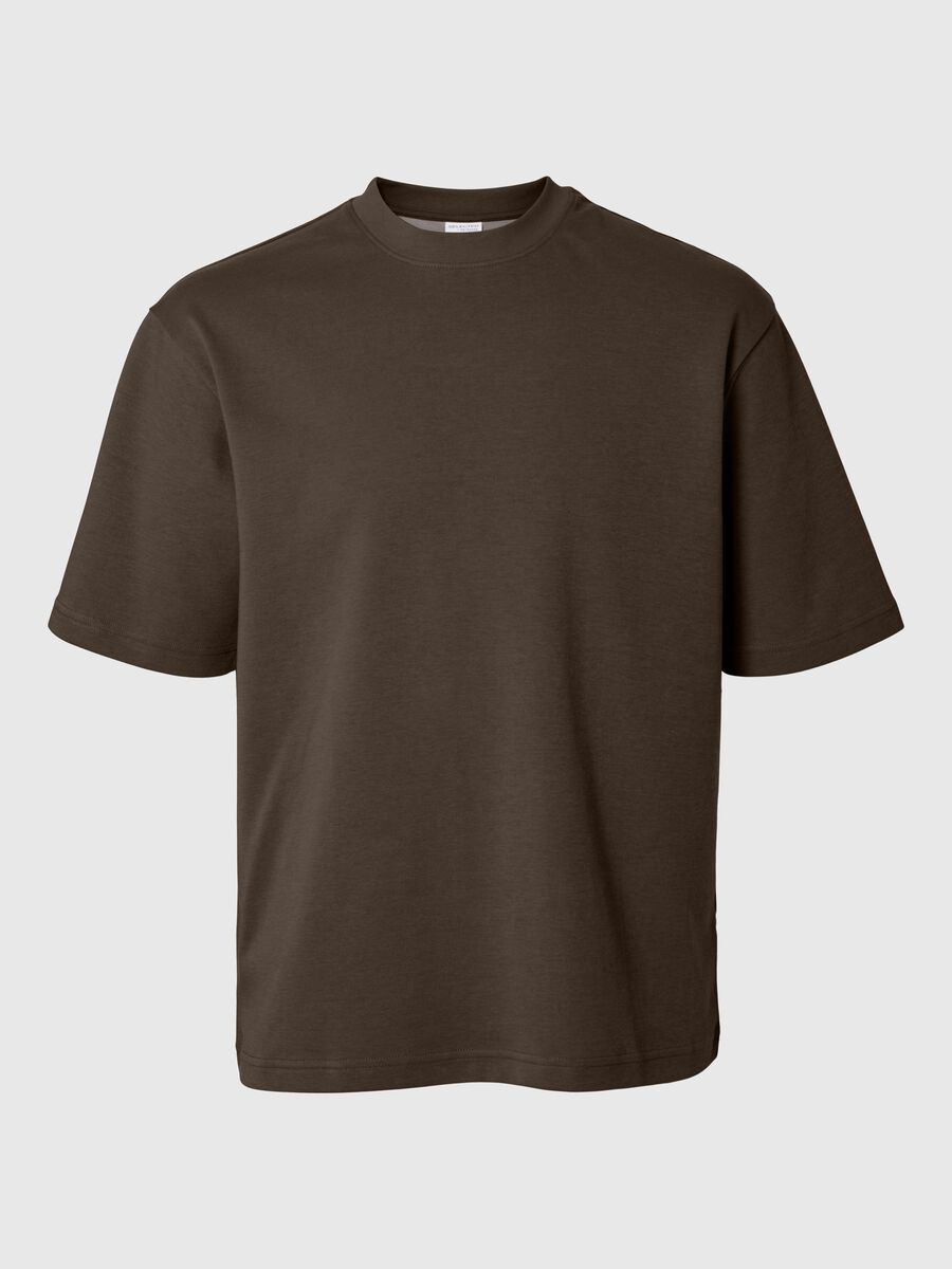 Selected LOOSE FIT T-SHIRT, Demitasse, highres - 16094143_Demitasse_001.jpg
