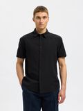 Selected KLASSISCHES KURZARMHEMD, Black, highres - 16092495_Black_003.jpg