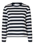 Selected STRIPED LONG-SLEEVED T-SHIRT, Dark Sapphire, highres - 16092525_DarkSapphire_1079714_001.jpg