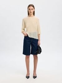 TOP A MAGLIA, Birch, highres