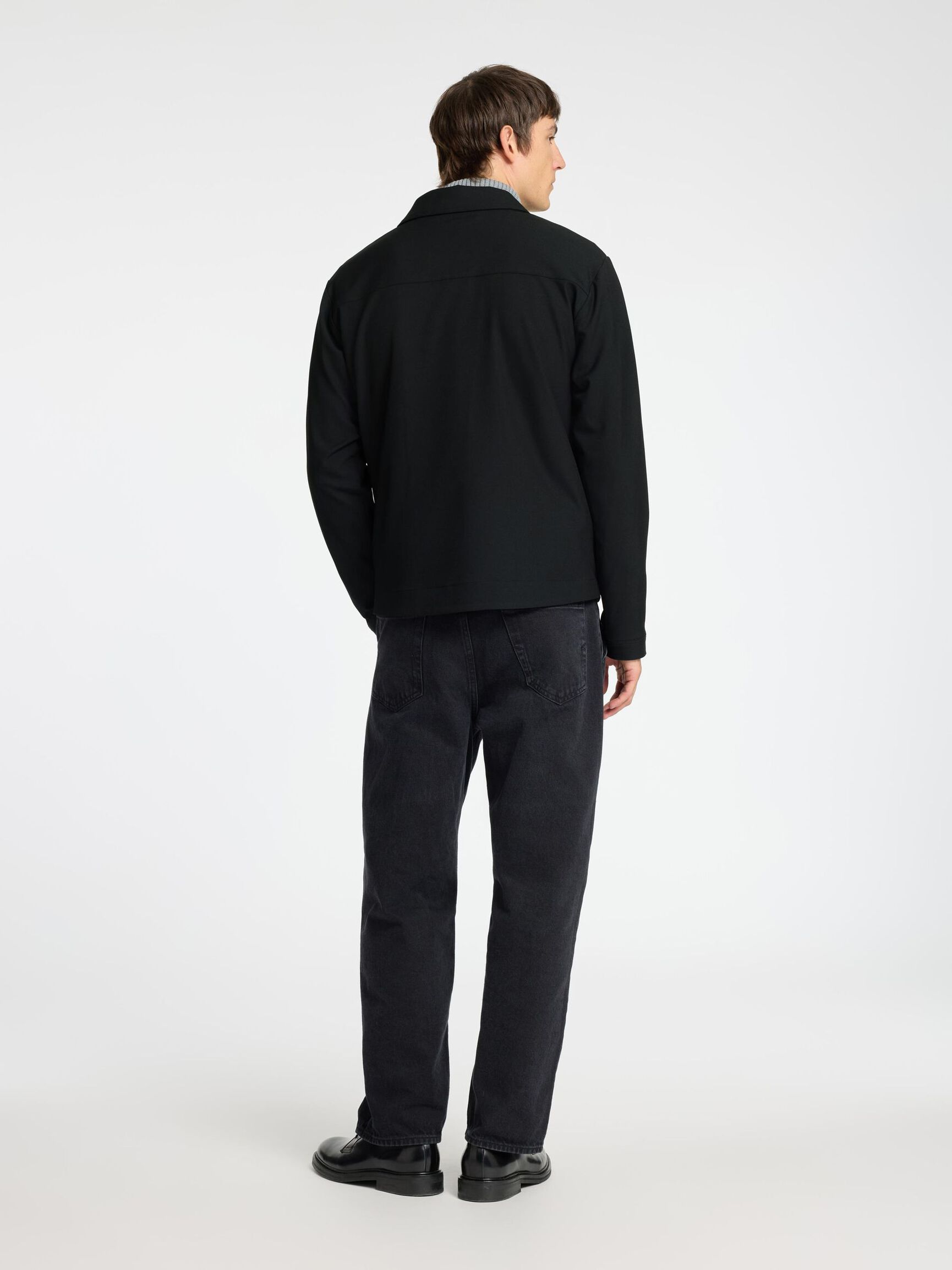 À FERMETURE ÉCLAIR VESTE, Black, highres