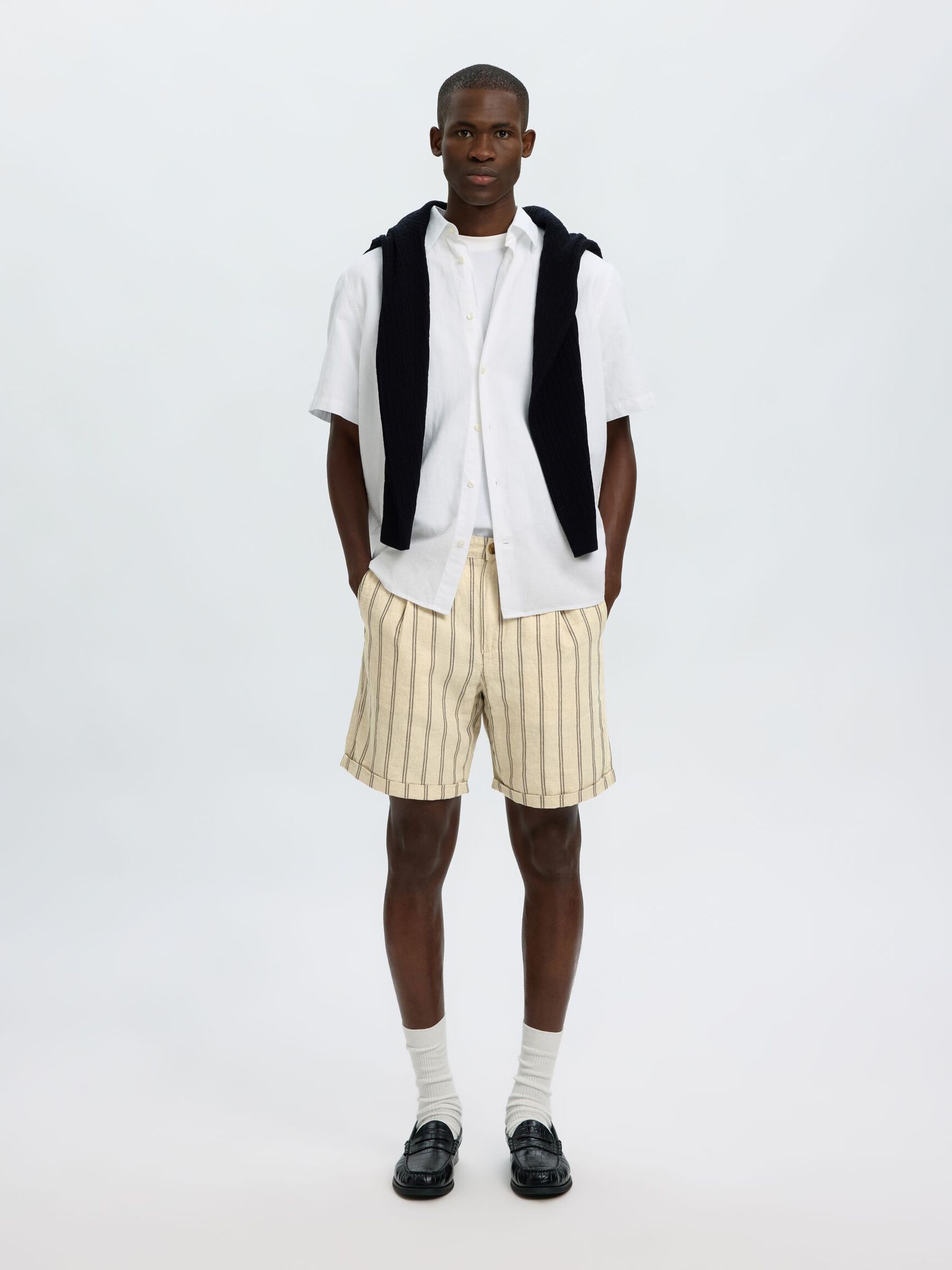 NORMAL PASSFORM SHORTS, Egret, highres