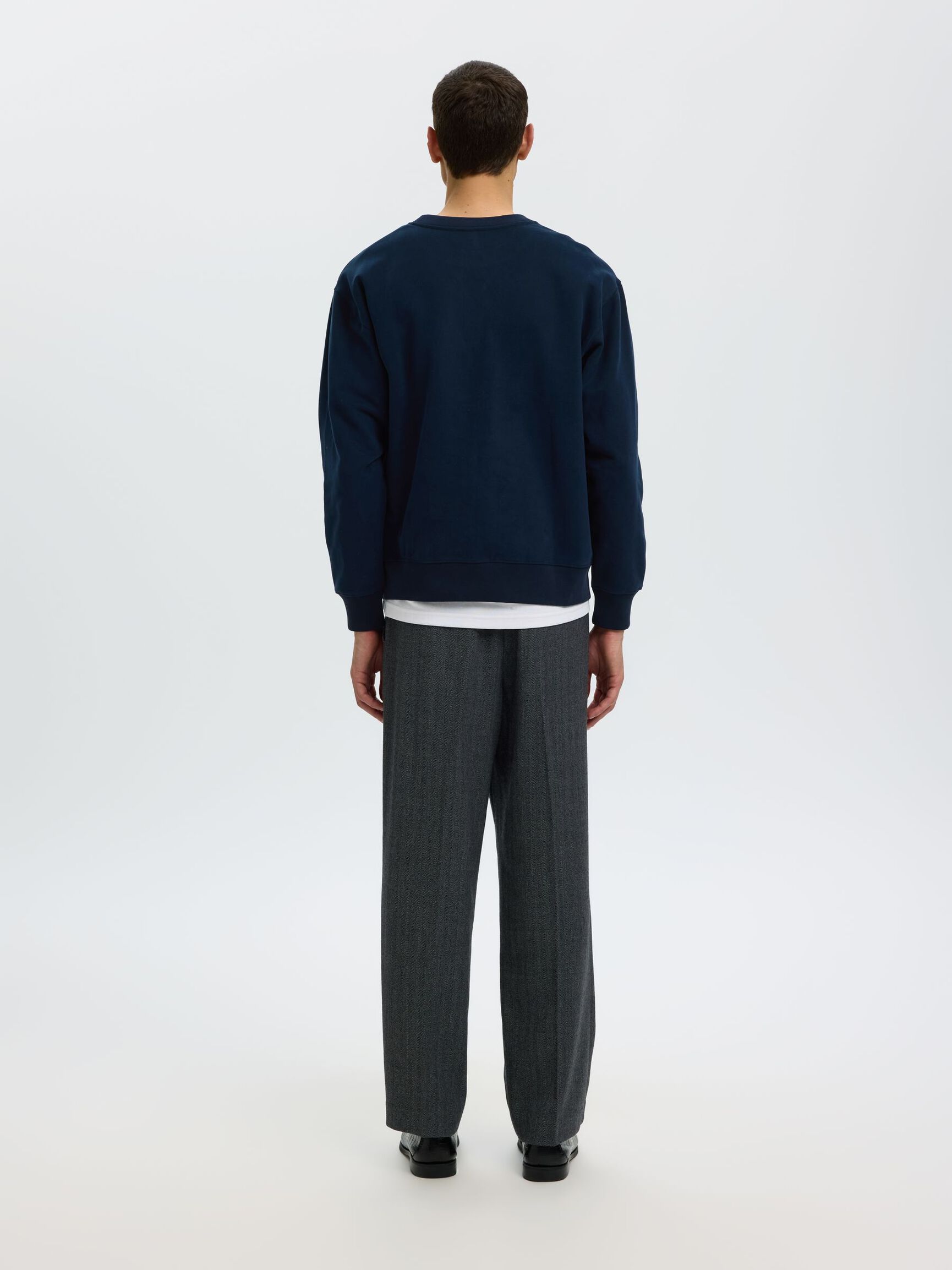 RELAXED FIT SWEATSHIRT, Sky Captain, highres