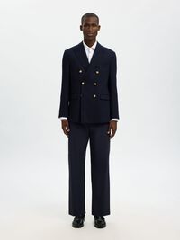 WOLL ZWEIREIHIGER BLAZER, Dark Navy, highres