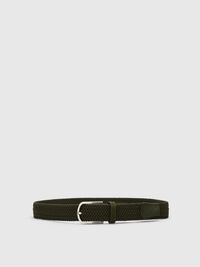 LEATHER  BELT, Black, highres