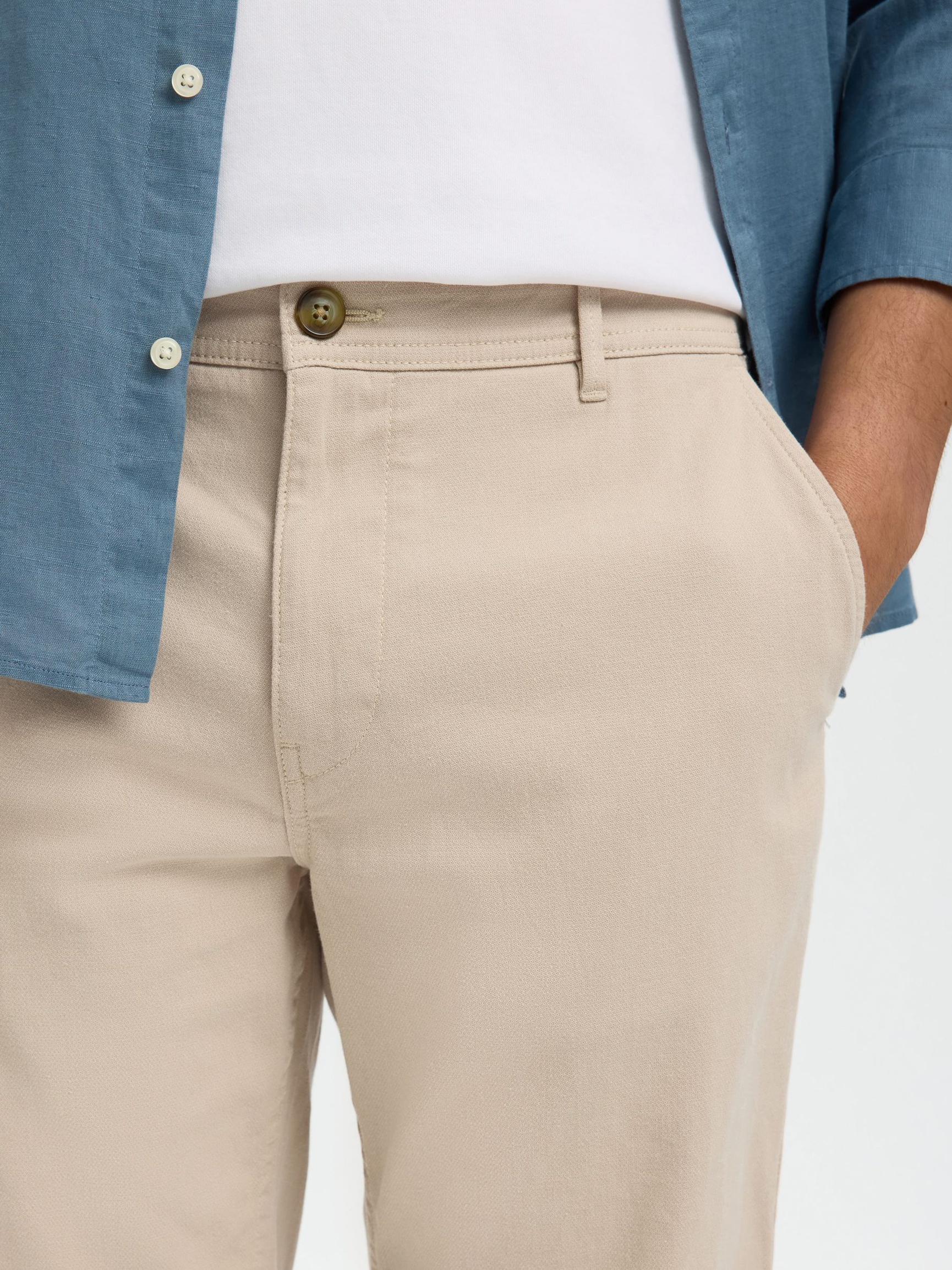 BOMULL FLEX SHORTS, Pure Cashmere, highres