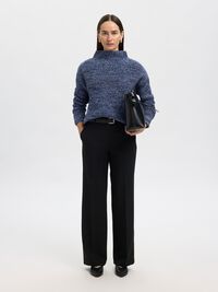 OVERSIZED JUMPER, Dazzling Blue, highres
