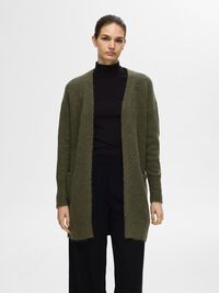 LONG KNITTED CARDIGAN, Kalamata, highres