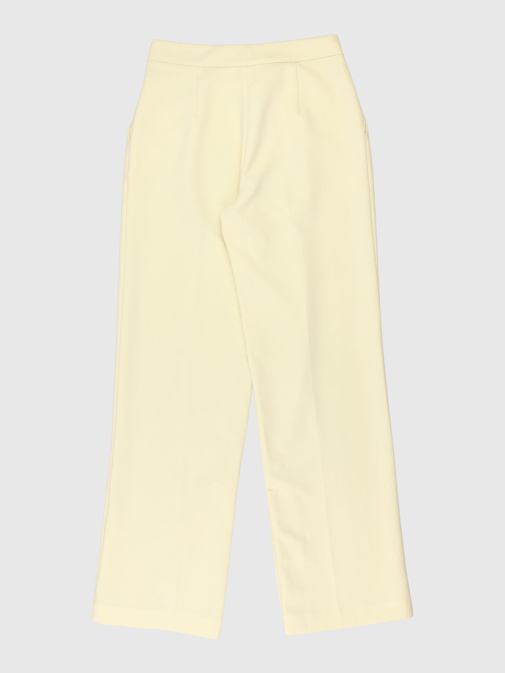 FLARED TROUSERS, Double Cream, highres