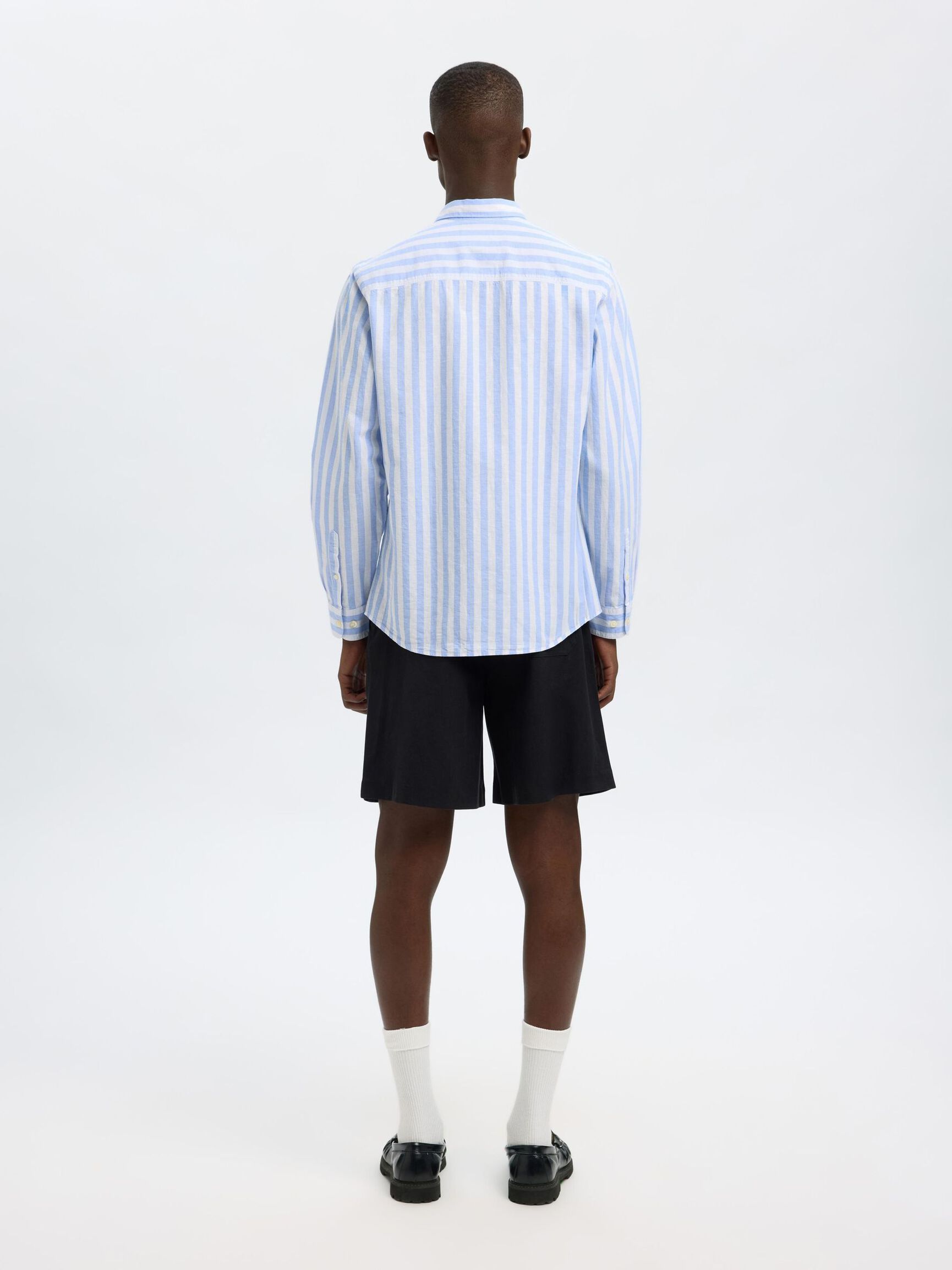 COUPE SLIM CHEMISE, Cashmere Blue, highres