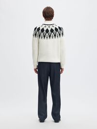 ORGANIC COTTON HALF-ZIP JUMPER, Egret, highres