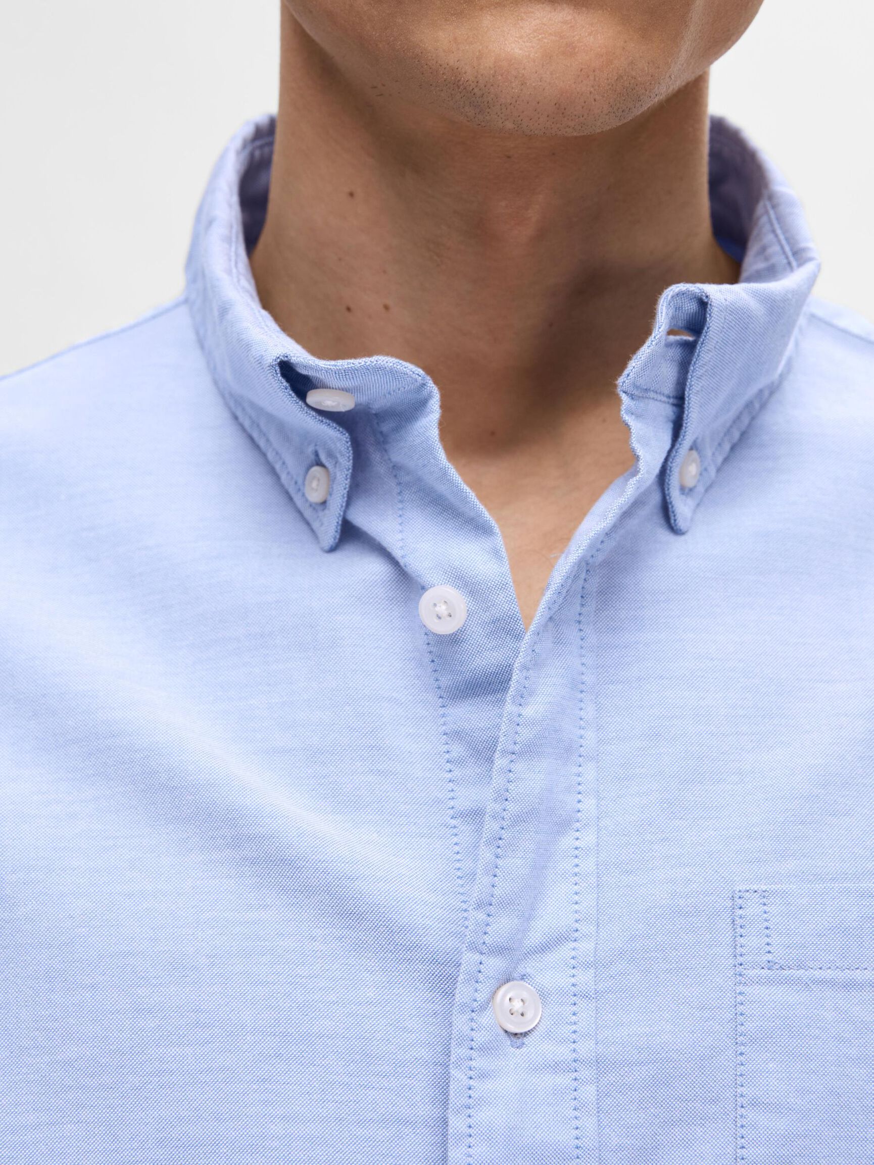 OXFORD CHEMISE, Light Blue, highres