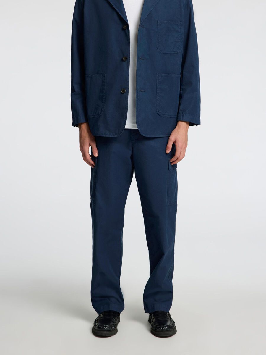 Selected LOOSE FIT CARGOHOSE, Outer Space, highres - 16099045_OuterSpace_003.jpg