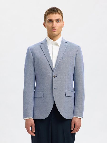 Selected BLAZER SFIANCATO, Chambray Blue, highres - 16094544_ChambrayBlue_003.jpg