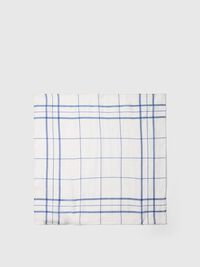 LINEN SCARF, Bright White, highres