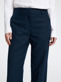 TAILORED WIDE-LEG TROUSERS, Dark Sapphire, highres