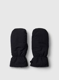 PADDED MITTENS, Black, highres