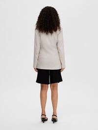 VISCOSE BLEND RELAXED BLAZER, Sandshell, highres