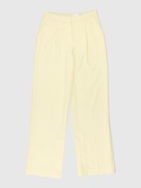 FLARED TROUSERS, Double Cream, highres