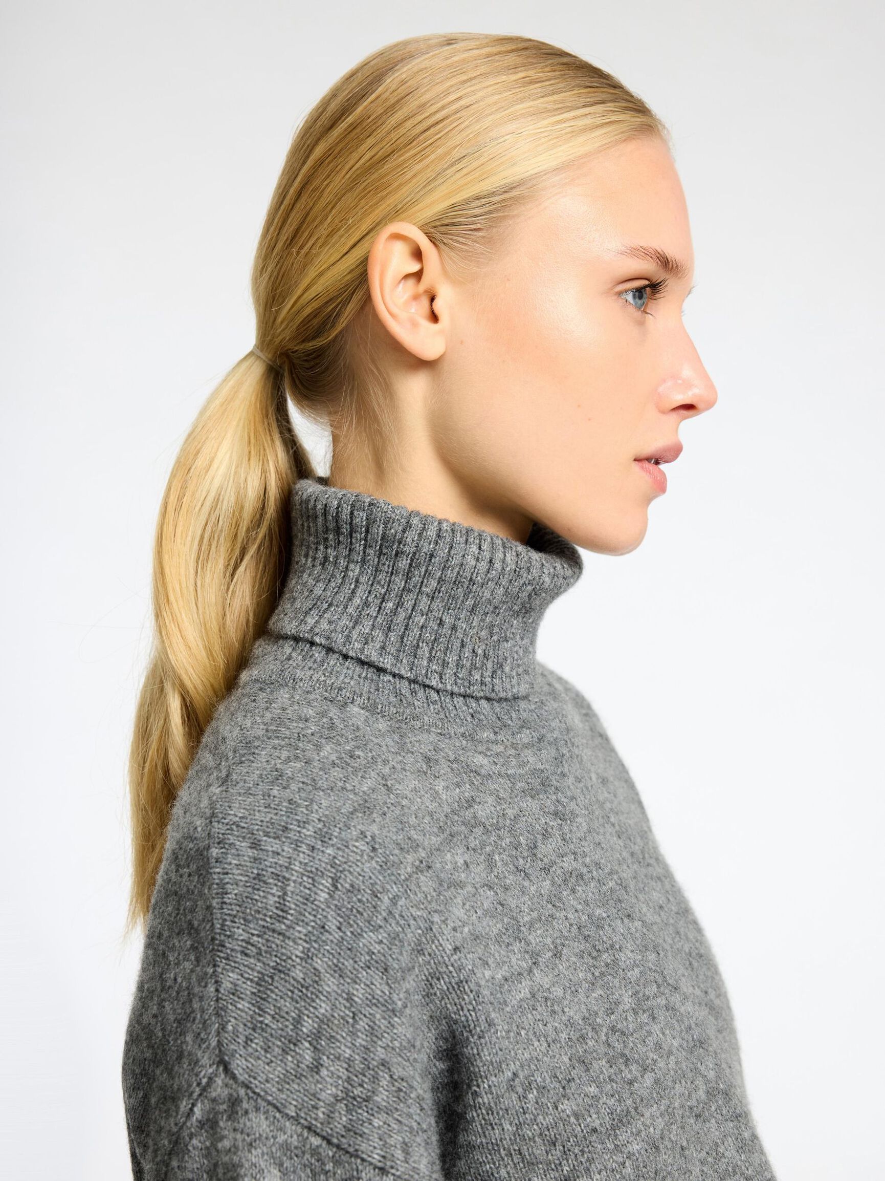 NEULE, Medium Grey Melange, highres