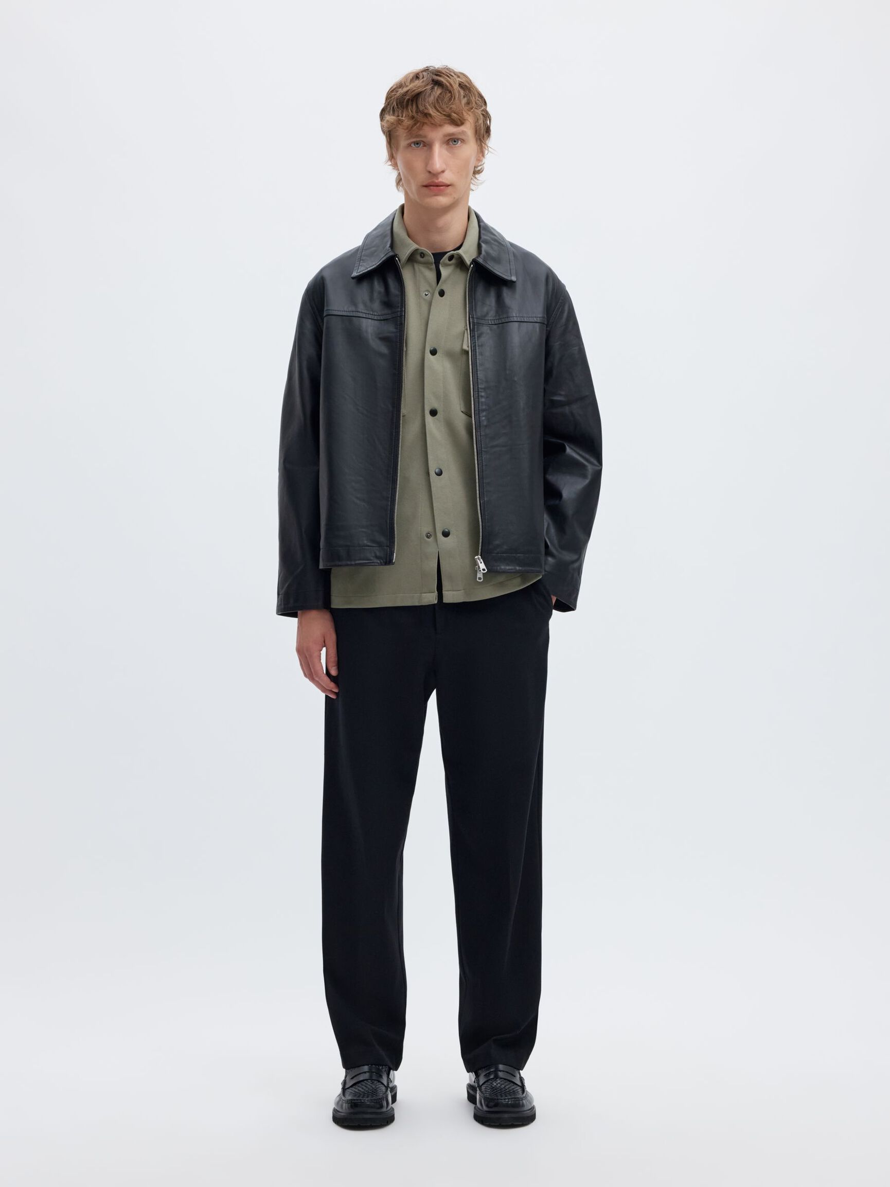 CLASSIC OVERSHIRT, Vetiver, highres