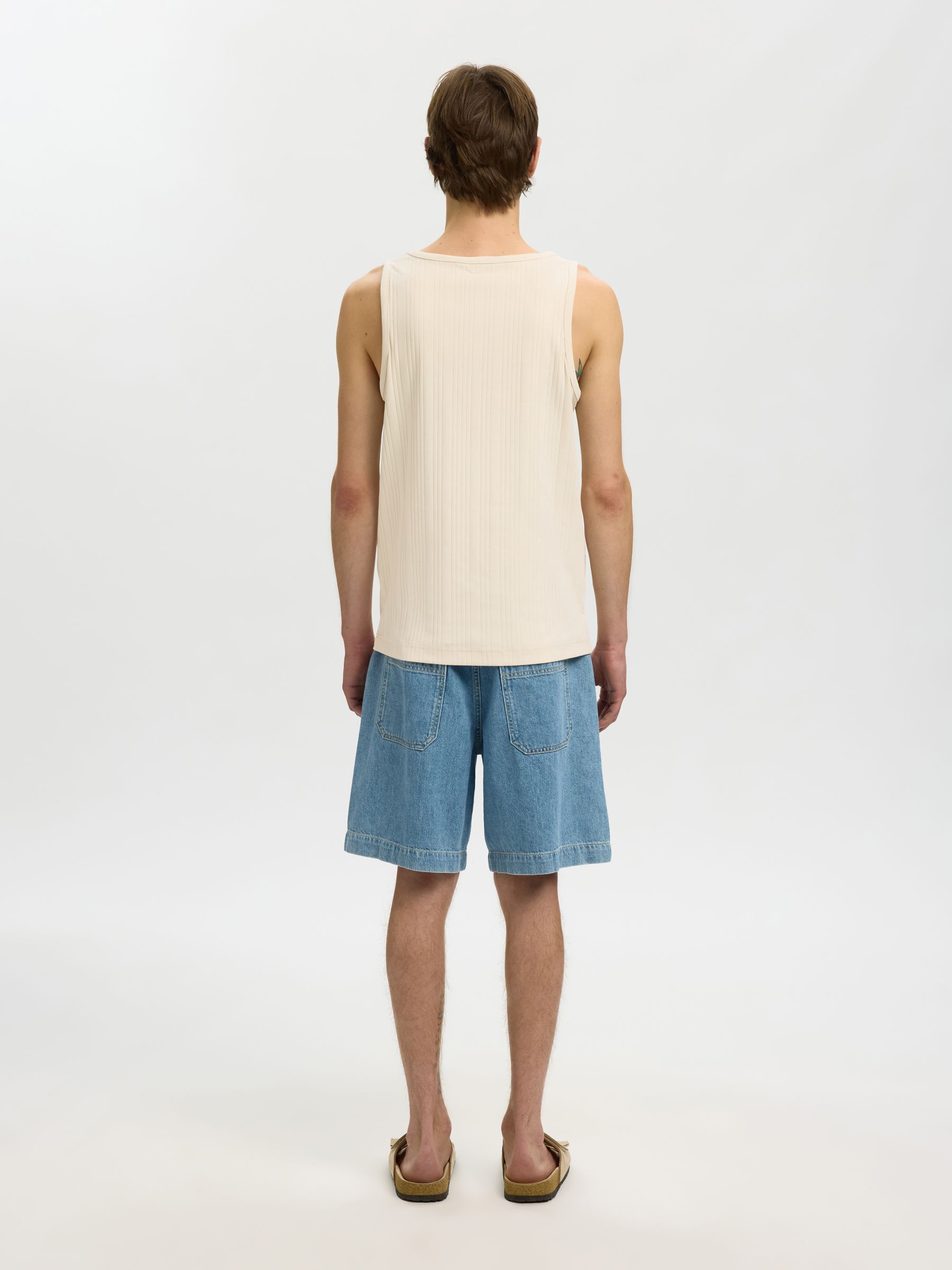 REGULAR FIT TANK TOP, Birch, highres