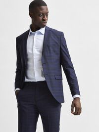 LONG-SLEEVED SLIM FIT SHIRT, Light Blue, highres