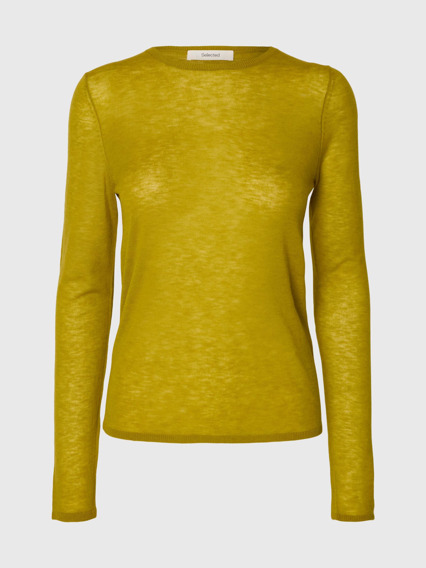 100% MERINO WOOL PULLOVER, Avocado Oil, highres