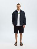 Selected SEERSUCKER SHORTS, Black, highres - 16092367_Black_008.jpg