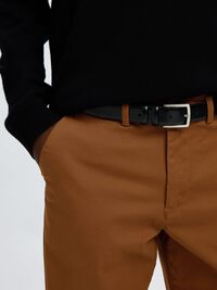 175 SLIM FIT FLEX CHINOS, Toffee, highres
