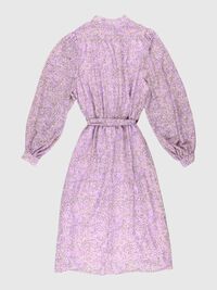 BELTED - MIDI DRESS, Evening Haze, highres