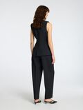 Selected FITTED WOOL BLEND WAISTCOAT, Black, highres - 16097767_Black_004.jpg