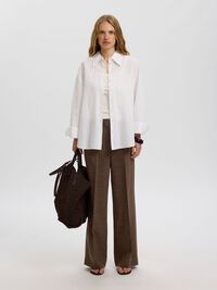 TAILORED WIDE-LEG TROUSERS, Delicioso, highres