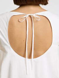 BOBLEKANT MIDIKJOLE, Bright White, highres