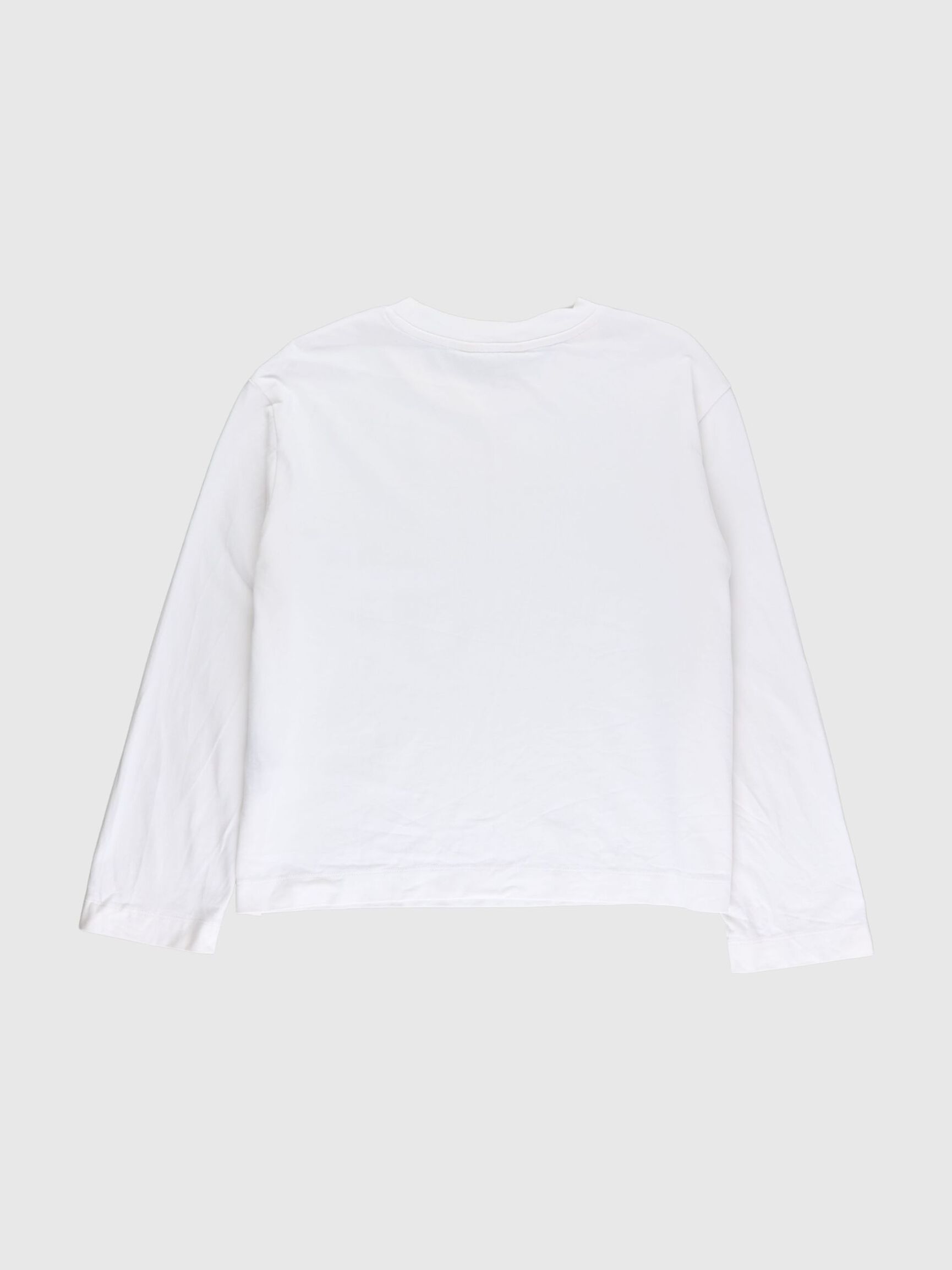 LONG-SLEEVED BOXY T-SHIRT, Bright White, highres