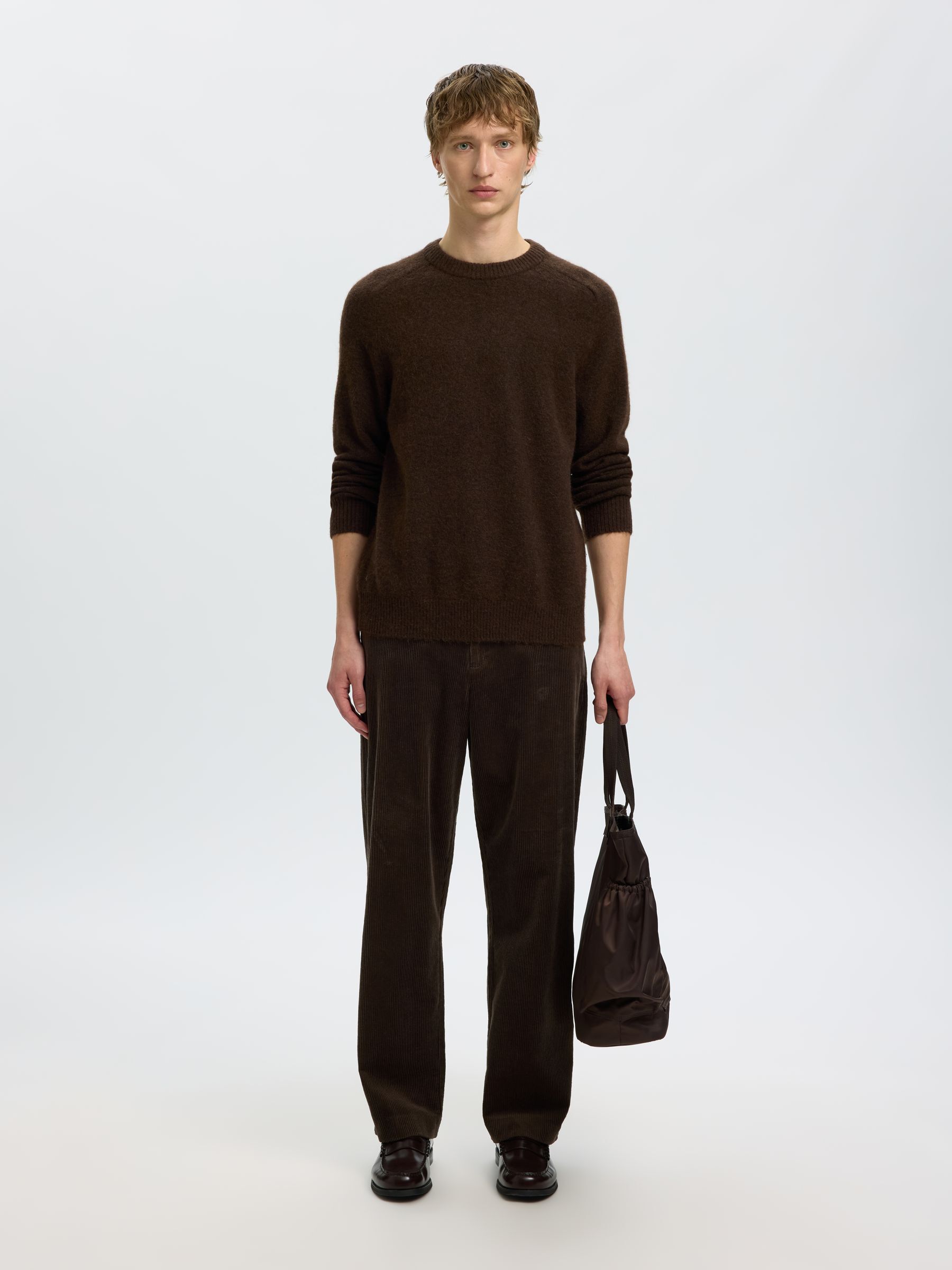 LONG-SLEEVED KNITTED JUMPER, Delicioso, highres